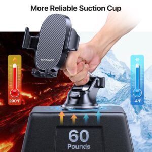 Miracase Car Phone Holder Mount, Strong Suction Cup