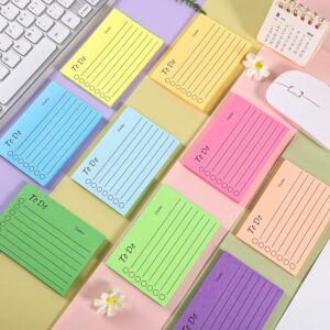 9 Pack To Do List Sticky Notes Colorful Sticky Notes