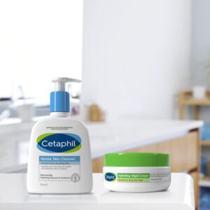 Cetaphil Gentle Skin Cleanser, 473ml, Face & Body Wash, For Normal To Dry Sensitive Skin, With Niacinamide & Glycerin, Soap Free