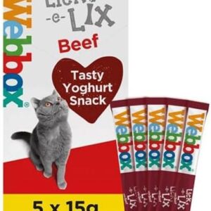 Webbox Lick e Lix Bulk Deal Case of 17 Variety Assorted Pack And Flavors for Your Feline Friend