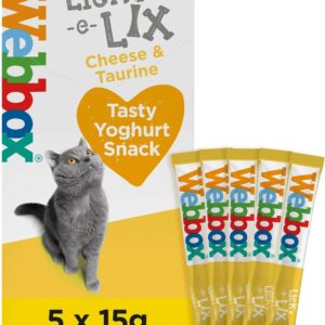 Webbox Lick e Lix Bulk Deal Case of 17 Variety Assorted Pack And Flavors for Your Feline Friend